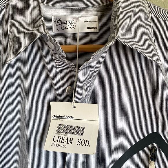 Cream Soda men’s striped button up - Picture 5 of 7